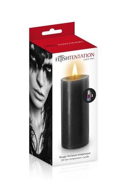 БДСМ-свічка низькотемпературна Fetish Tentation SM Low Temperature Candle Black
