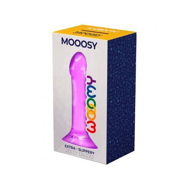 Дилдо Wooomy Mooosy, з присоскою, сумісний з трусиками для страпона, довжина 18 см, діаметр 4,5 см