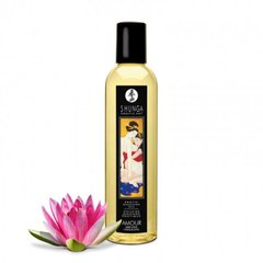 Масажна олія Shunga Amour – Sweet Lotus (250 мл) натуральна зволожувальна
